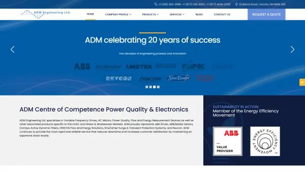 ADM Engineering Ltd. — business website