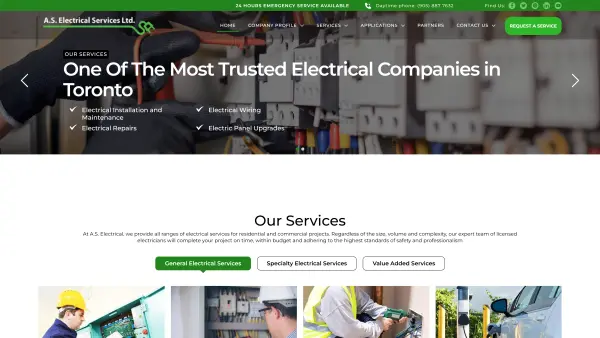 AS Electrical — business website