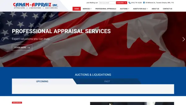 Canam Appraiz — business website