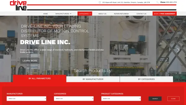 Driveline Inc. — business website