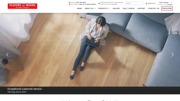 Floors at Work — business website