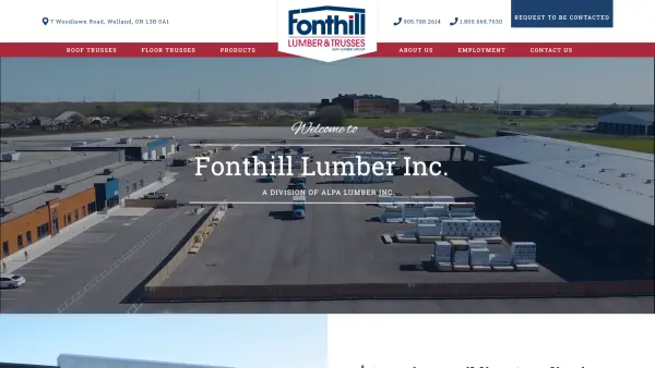 Fonthill Lumber — business website