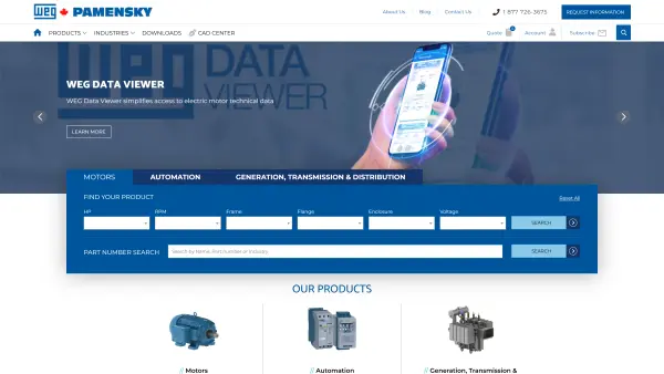 VJ Pamensky Canada Inc. — business website