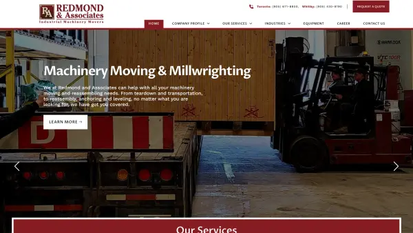 Redmond Movers — business website