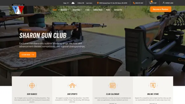 Sharon Gun Club — business website