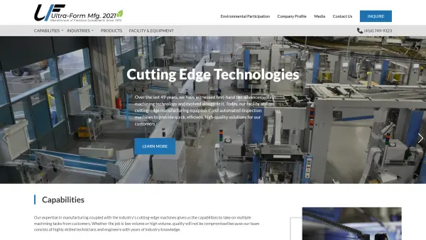 Ultra-Form — business website